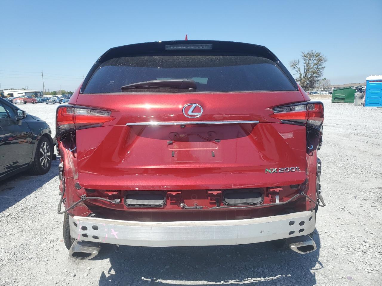 2016 Lexus NX VIN JTJYARBZ3G2049320 Copart auction photo, side / rear end damage thumbnail 6