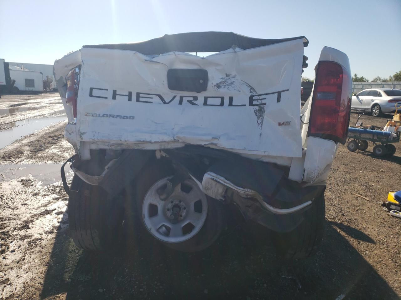 2022 Chevrolet Colorado VIN 1GCGSCEN7N1112584 Copart auction photo, rear end / undercarriage damage thumbnail 6