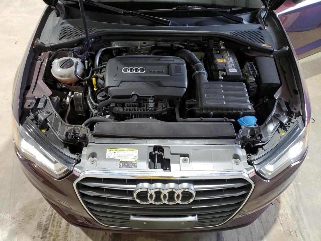 2015 Audi A3 VIN WAU6CLFF0F1083654 Copart auction photo, rear end / side damage thumbnail 11