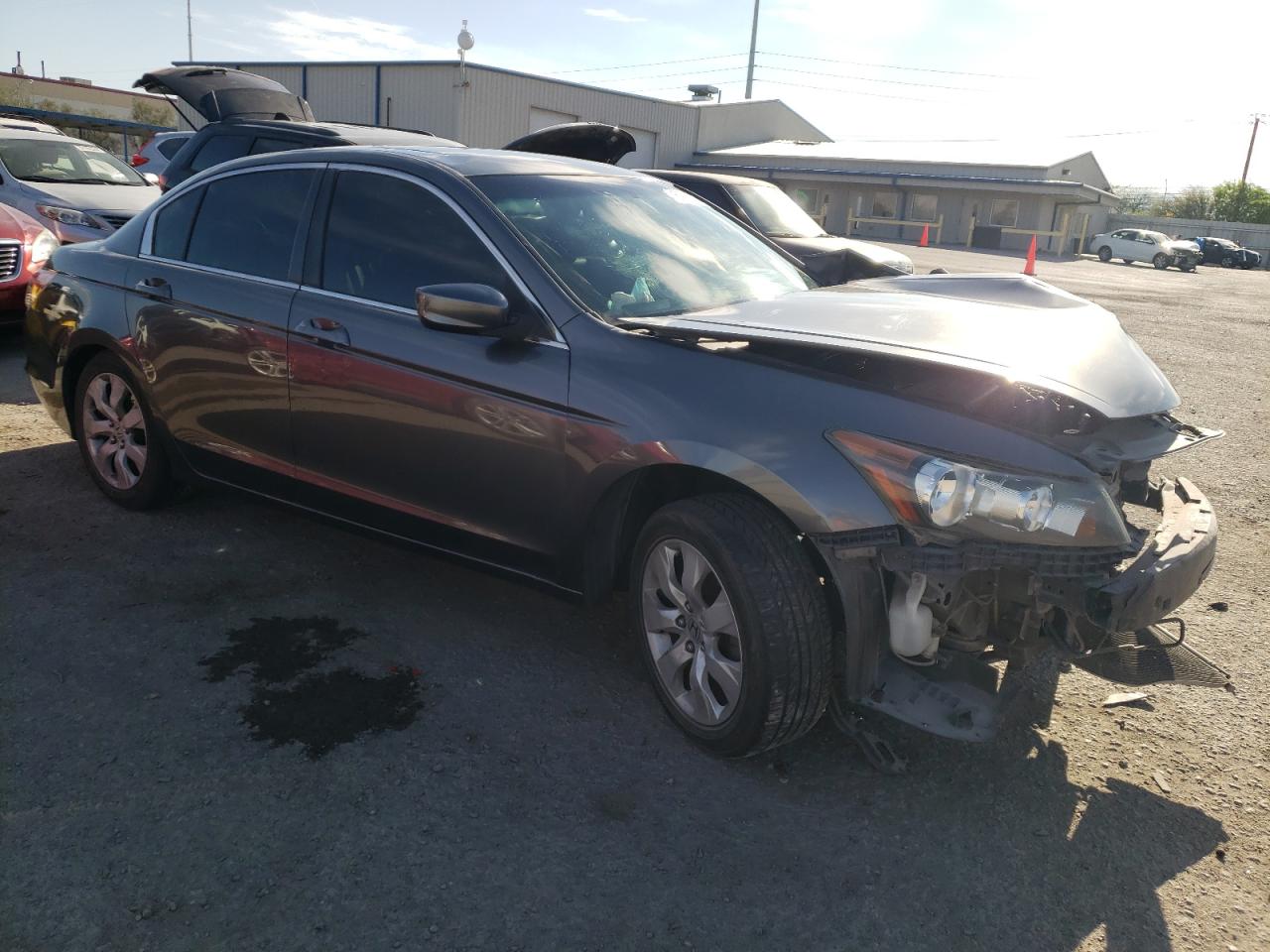 2009 Honda Accord VIN JHMCP26829C015465 Copart auction photo, front end damage thumbnail 4