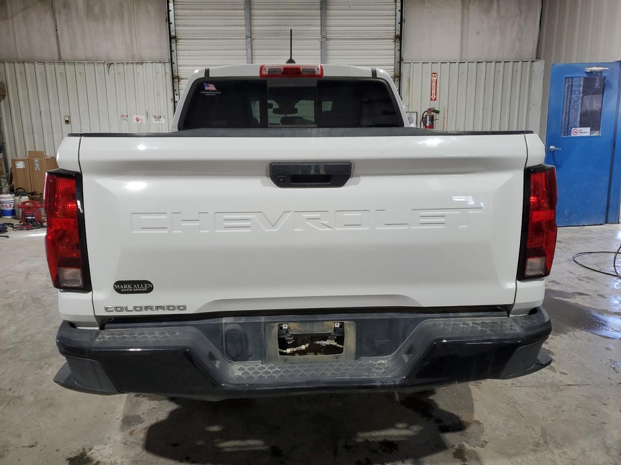 2023 Chevrolet Colorado VIN 1GCGTBEC2P1124750 Copart auction photo, water/flood / rear end damage thumbnail 6