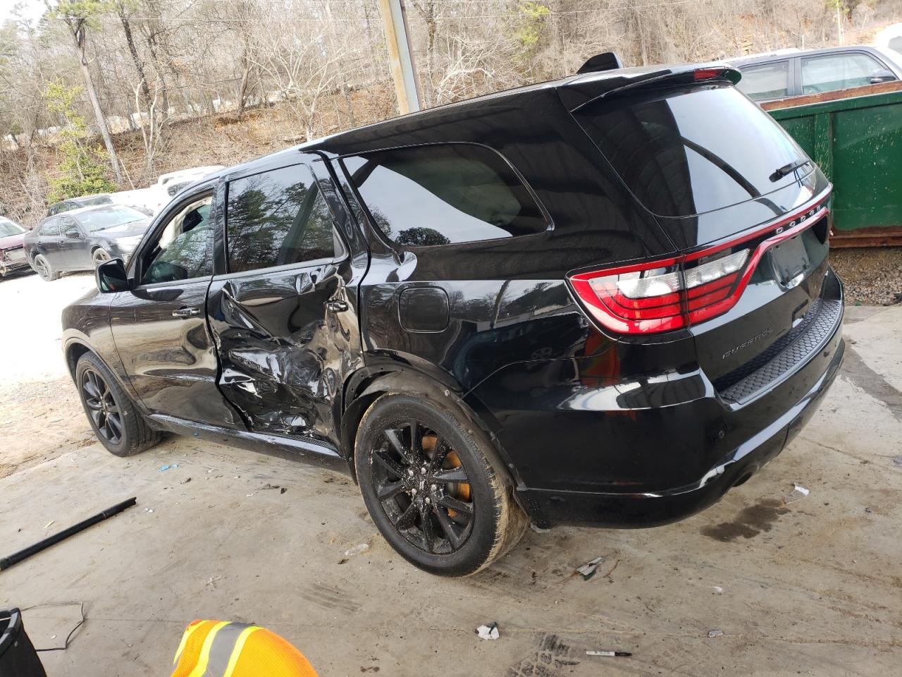 2019 Dodge Durango VIN 1C4RDHDG2KC676064 Copart auction photo, side damage thumbnail 2