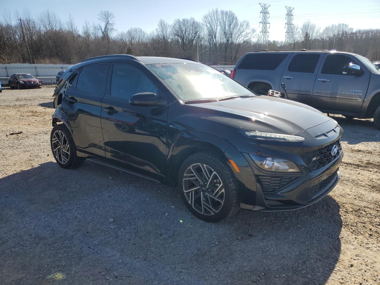2023 Hyundai Kona VIN KM8K33A33PU943766 Copart auction photo, rear end / replaced vin damage thumbnail 4