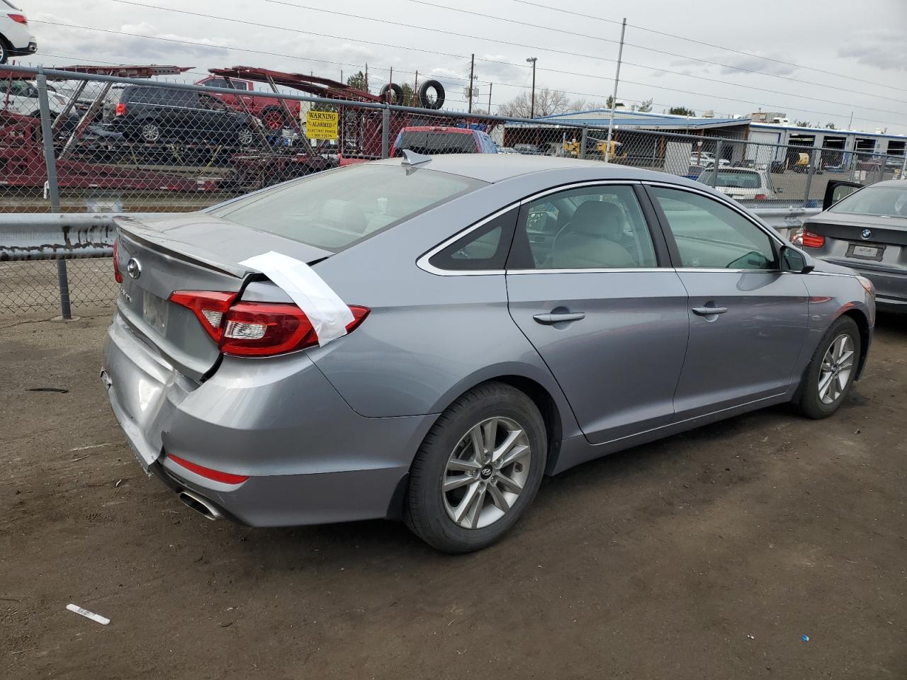 2015 Hyundai Sonata VIN 5NPE24AF9FH207735 Copart auction photo, rear end damage thumbnail 3