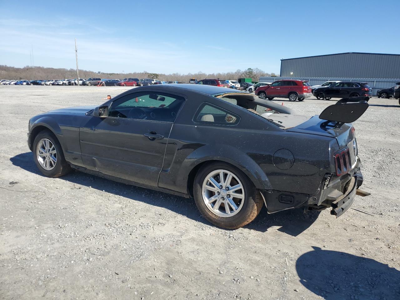 2007 Ford Mustang VIN 1ZVFT80N475365366 Copart auction photo, rear end / front end damage thumbnail 2