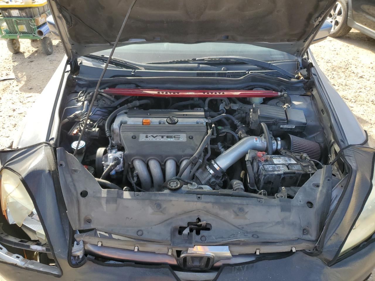 2007 Honda Accord VIN 1HGCM56347A078111 Copart auction photo, rear end / front end damage thumbnail 11