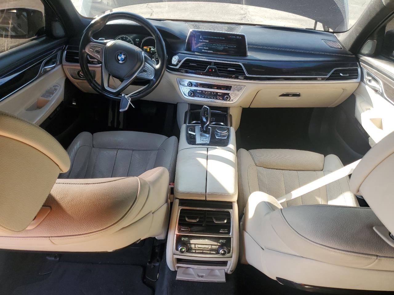 2016 BMW 7er VIN WBA7E2C54GG504200 Copart auction photo, rear end damage thumbnail 8