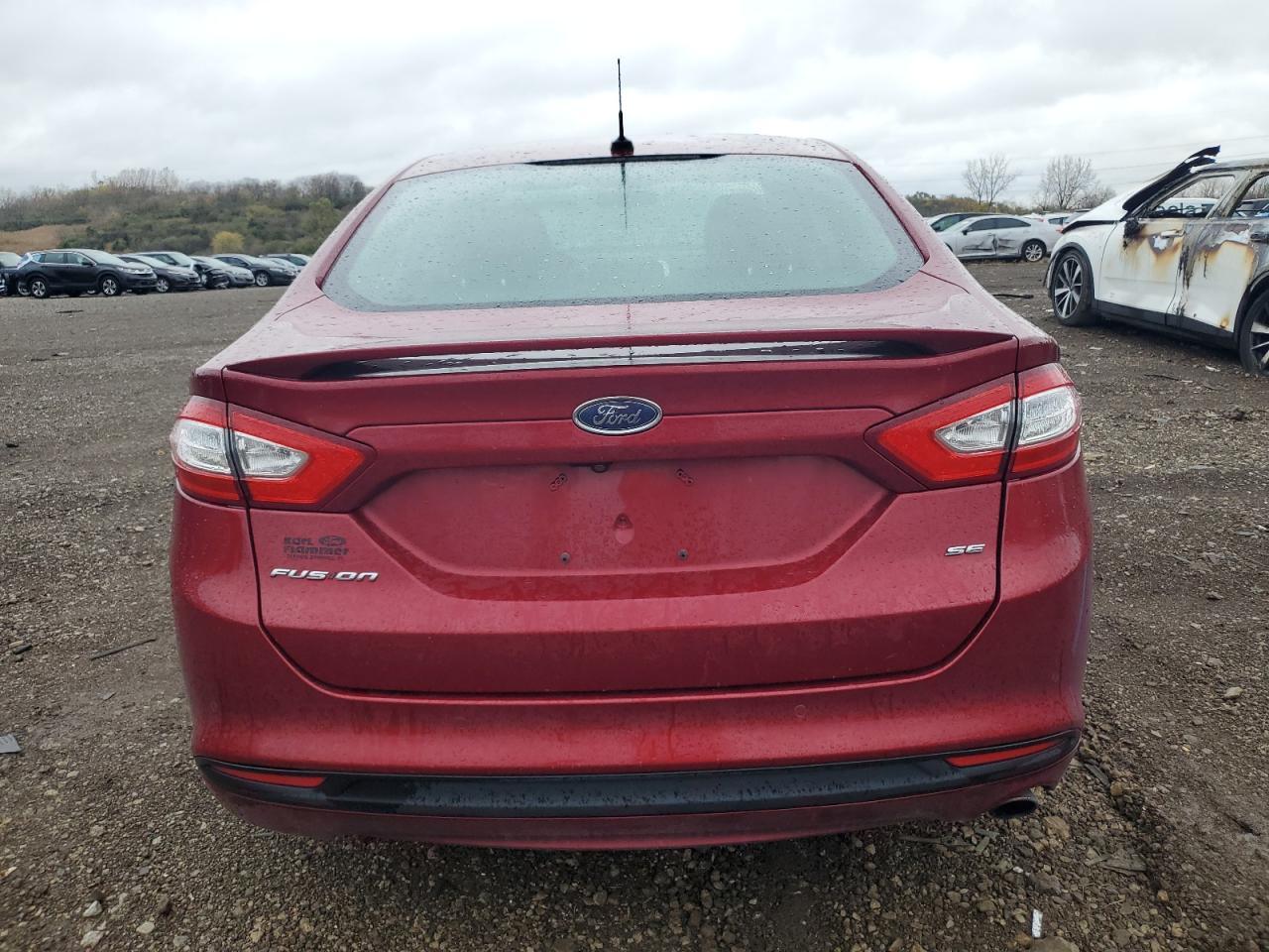 2014 Ford Fusion VIN 3FA6P0H73ER296670 Copart auction photo, side damage thumbnail 6