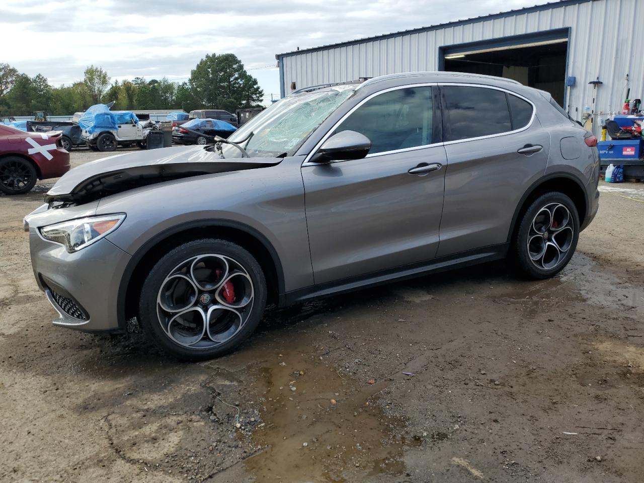 2019 Alfa Romeo Stelvio VIN ZASPAKBNXK7C50203 - Copart auction photo