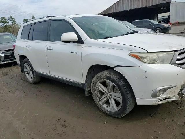 2012 Toyota Highlander VIN 5TDYK3EH6CS085439 Copart auction photo, front end / side damage thumbnail 12