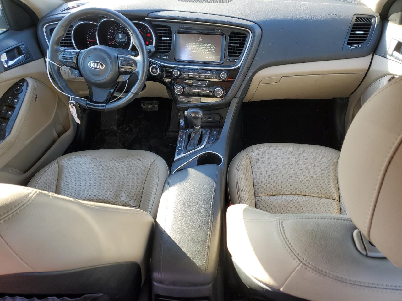 2014 KIA Optima VIN 5XXGN4A79EG326307 Copart auction photo, front end damage thumbnail 8