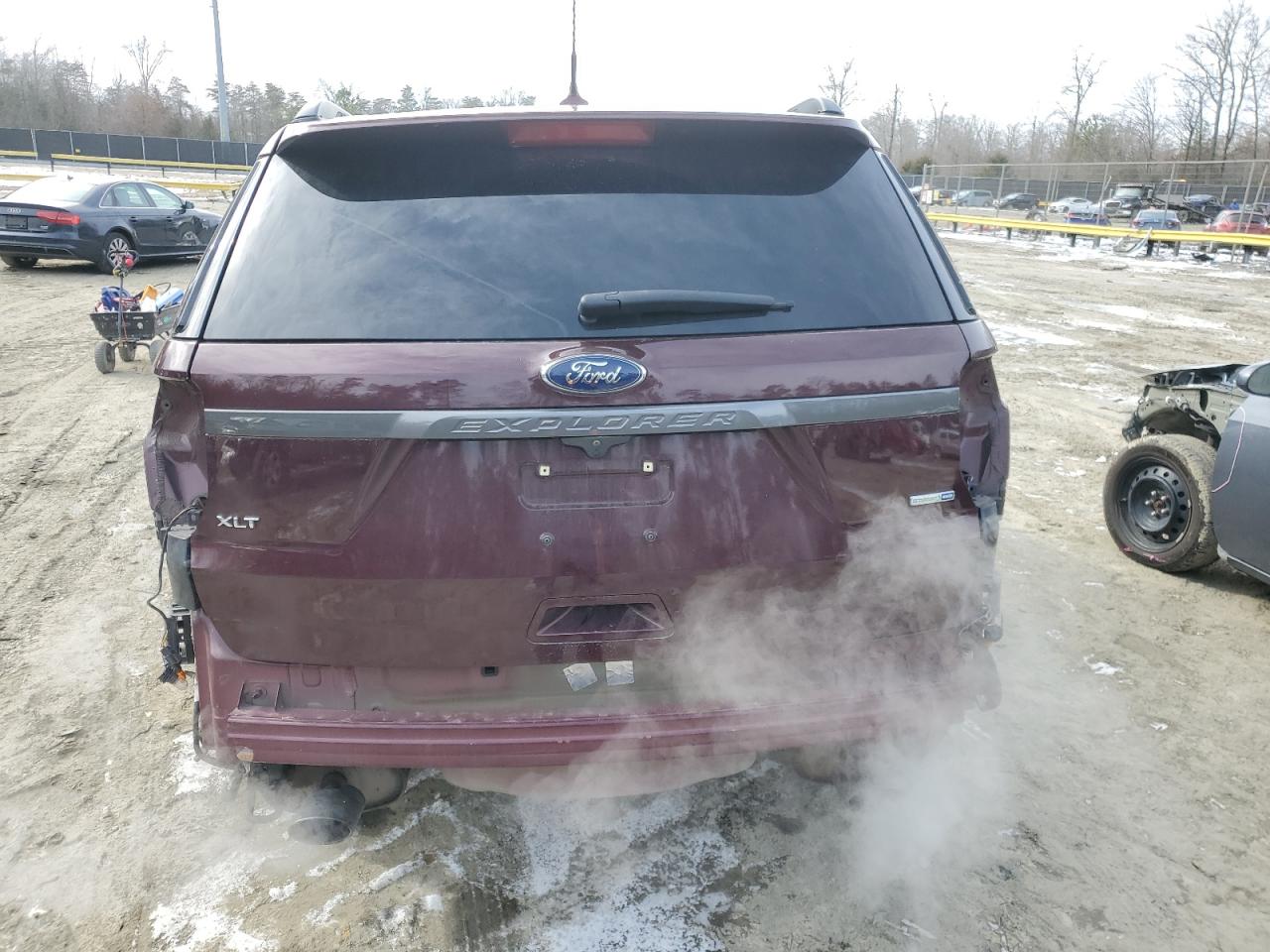 2019 Ford Explorer VIN 1FM5K8DH2KGA02496 Copart auction photo, rear end / front end damage thumbnail 6