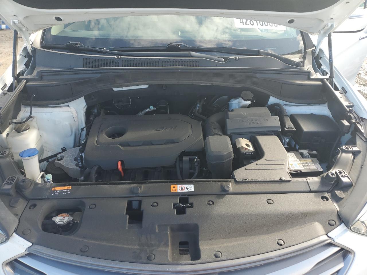 2017 Hyundai Santa Fe VIN 5NMZUDLB6HH030177 Copart auction photo, rear end damage thumbnail 12