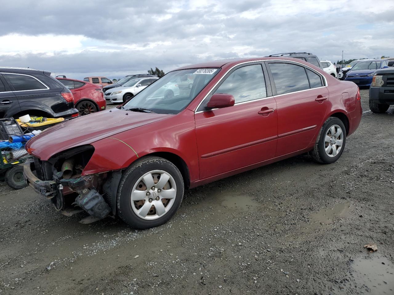 2008 KIA Optima VIN KNAGE123085225642