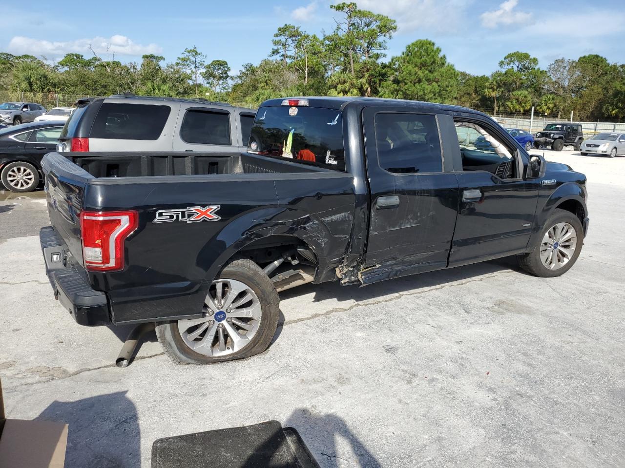 2017 Ford F-150 VIN 1FTEW1CP1HKD19023 Copart auction photo, side damage thumbnail 3