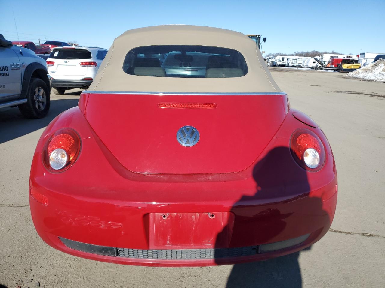 2010 Volkswagen Beetle VIN 3VWRG3AL1AM005636 Copart auction photo, front end / undercarriage damage thumbnail 6