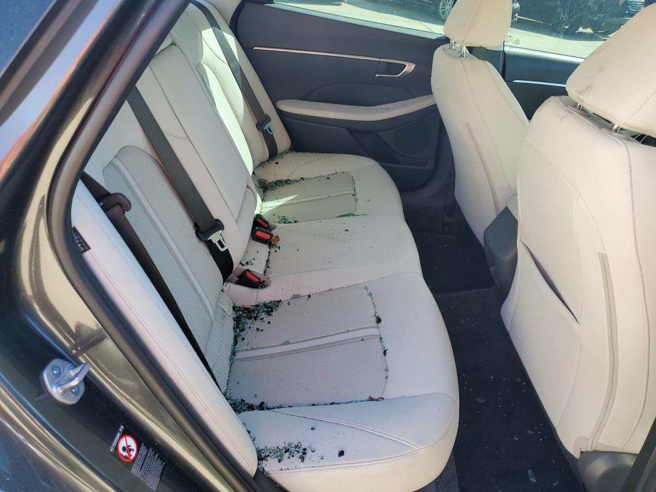 2023 Hyundai Sonata VIN KMHL64JA3PA270091 Copart auction photo, top/roof damage thumbnail 10