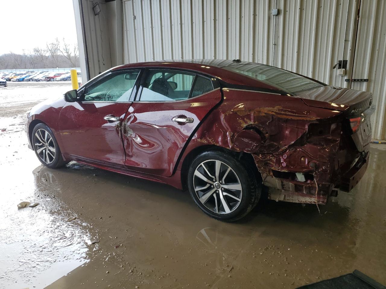 2019 Nissan Maxima VIN 1N4AA6AV7KC367774 Copart auction photo, side / rear end damage thumbnail 2