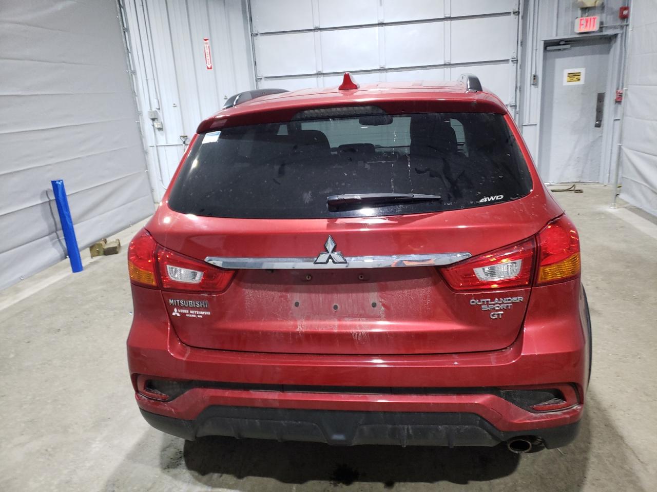 2019 Mitsubishi Outlander VIN JA4AR4AW1KU018355 Copart auction photo, front end / side damage thumbnail 6