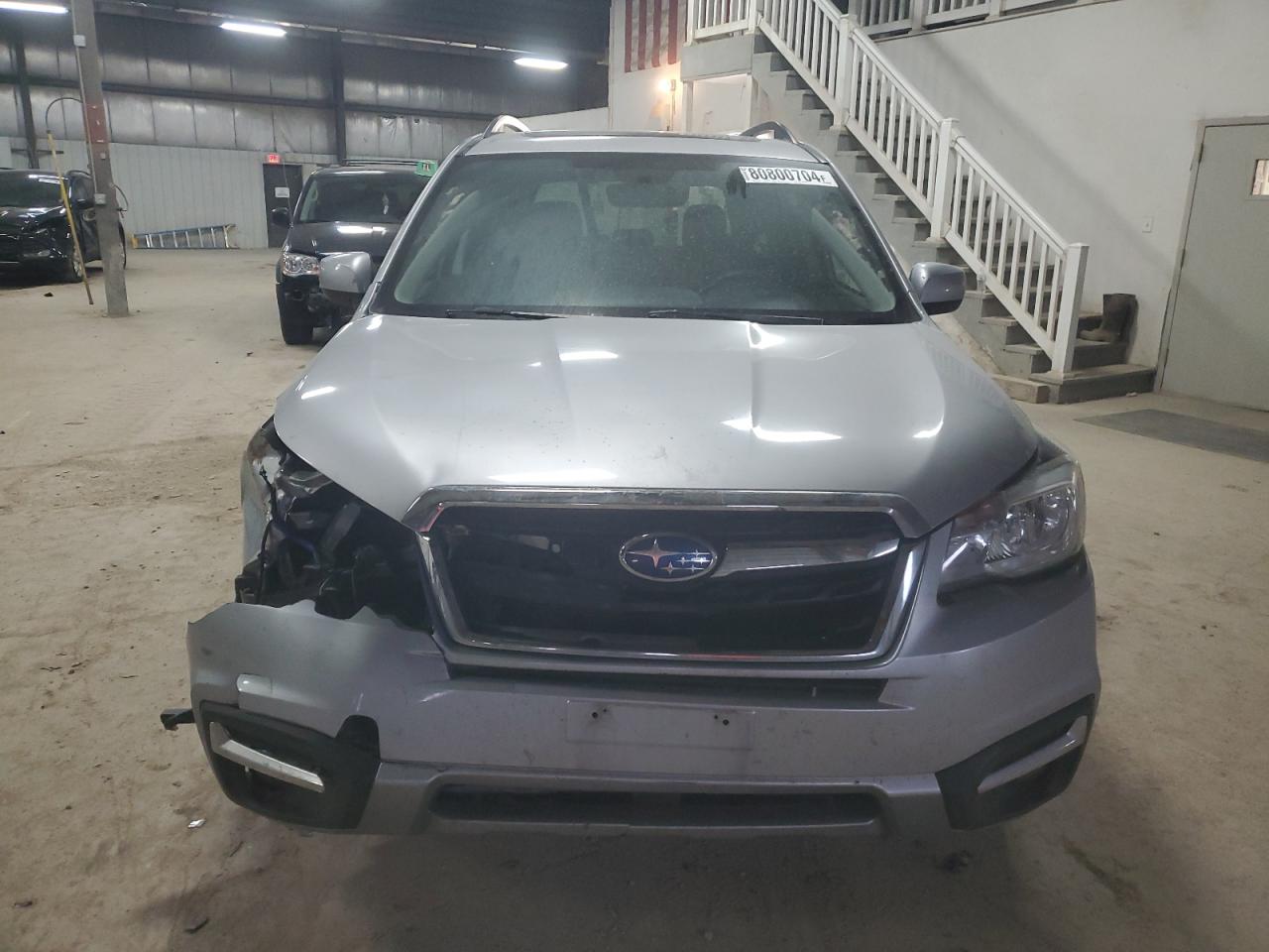 2018 Subaru Forester VIN JF2SJAGCXJH601917 Copart auction photo, front end / side damage thumbnail 5