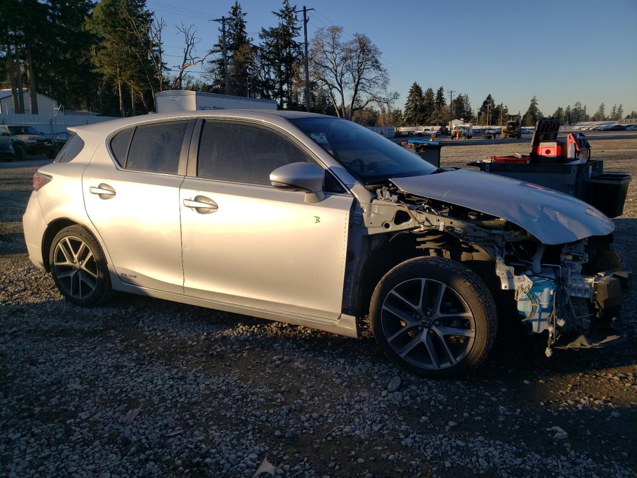 2015 Lexus CT VIN JTHKD5BH7F2236587 Copart auction photo, front end damage thumbnail 4