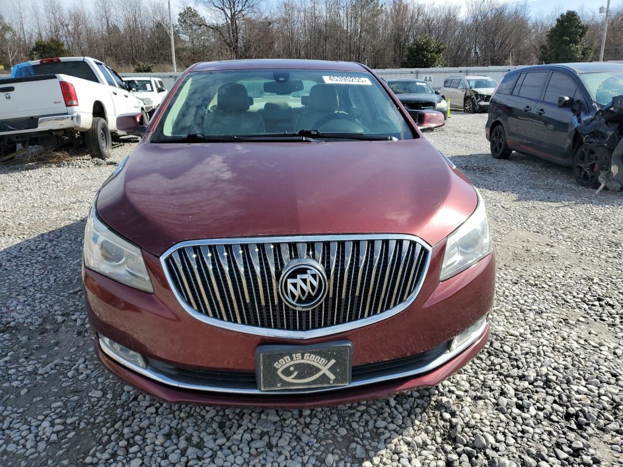 2015 Buick LaCrosse VIN 1G4GB5G37FF255042 Copart auction photo, side damage thumbnail 5