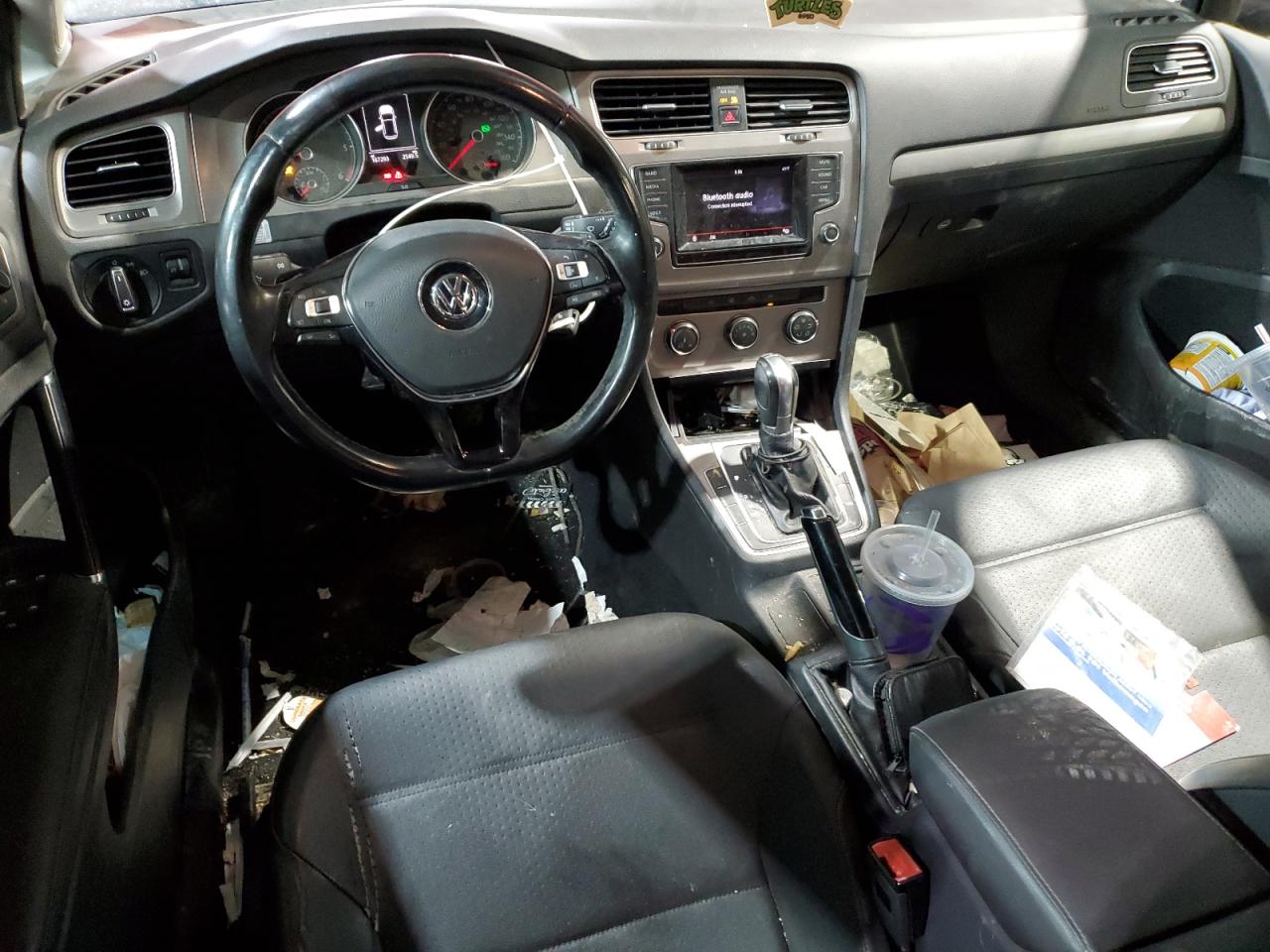 2015 Volkswagen Golf VIN 3VW2A7AU1FM066849 Copart auction photo, front end / side damage thumbnail 8