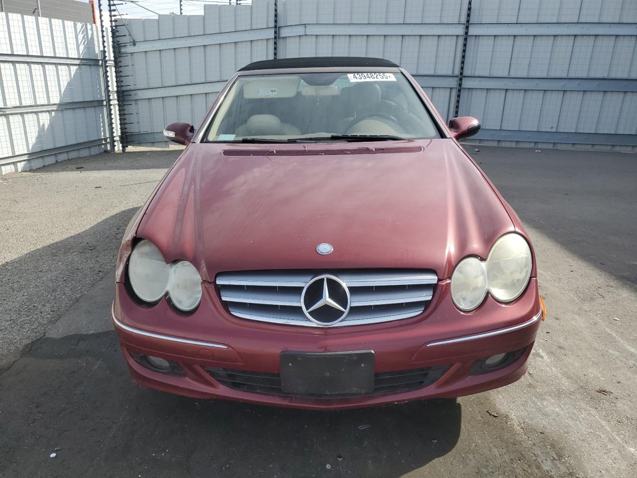 2009 Mercedes-Benz CLK-klasse VIN WDBTK56F79T101322 Copart auction photo, rear end damage thumbnail 5