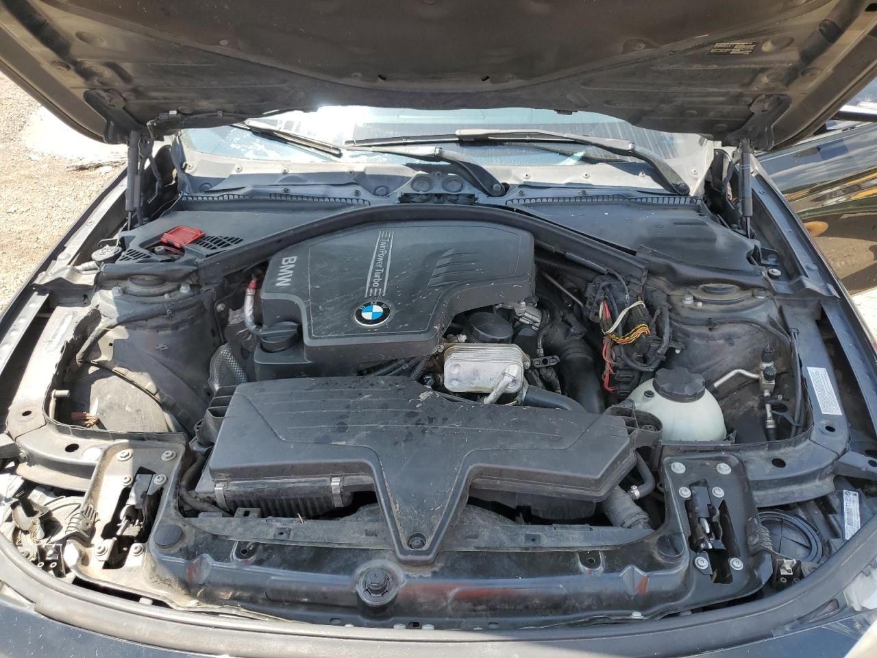2014 BMW 3er VIN WBA3A5C52EJ464579 Copart auction photo, side damage thumbnail 11