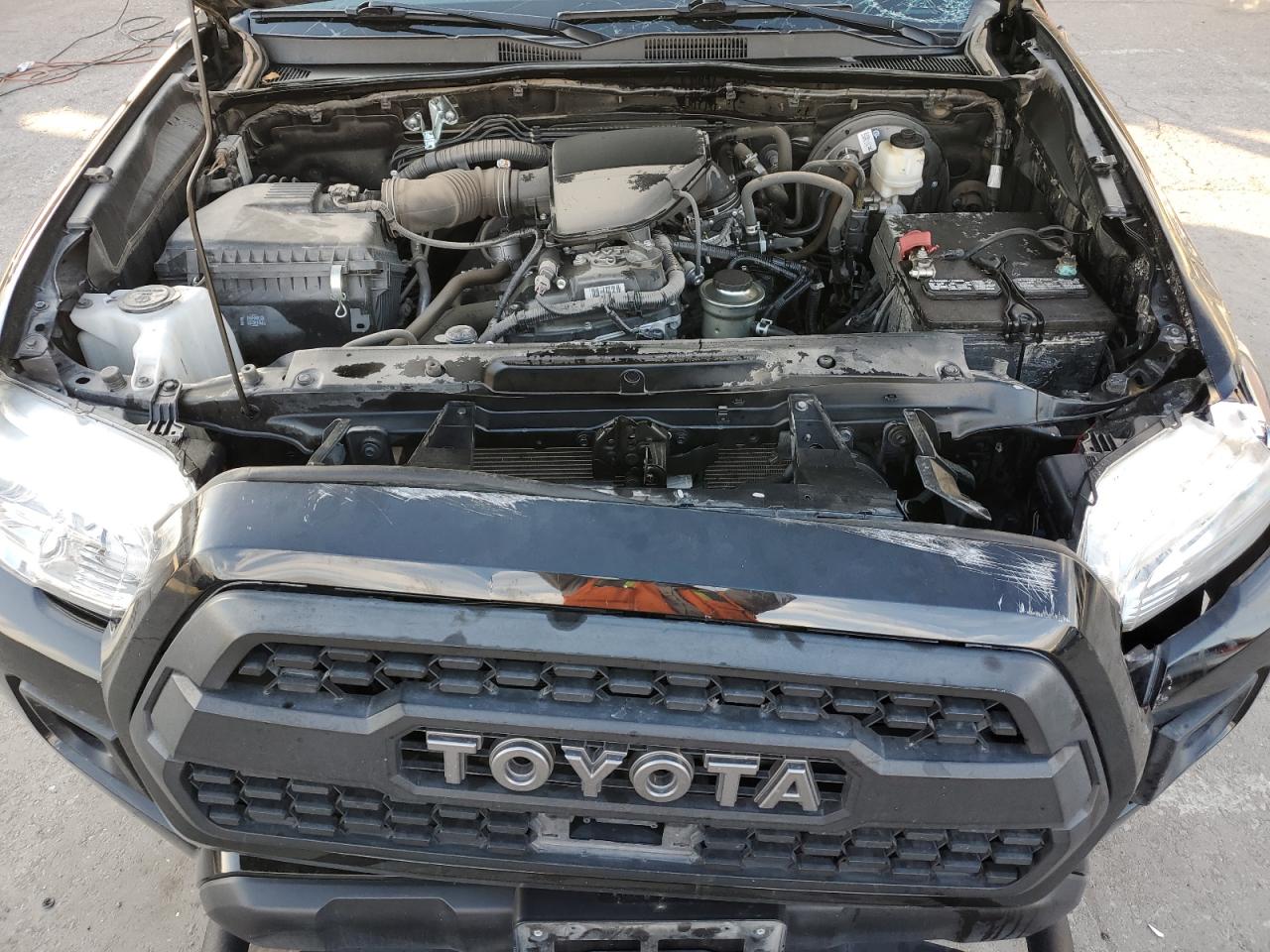 2021 Toyota Tacoma VIN 3TYAX5GN4MT034058 Copart auction photo, front end / side damage thumbnail 11
