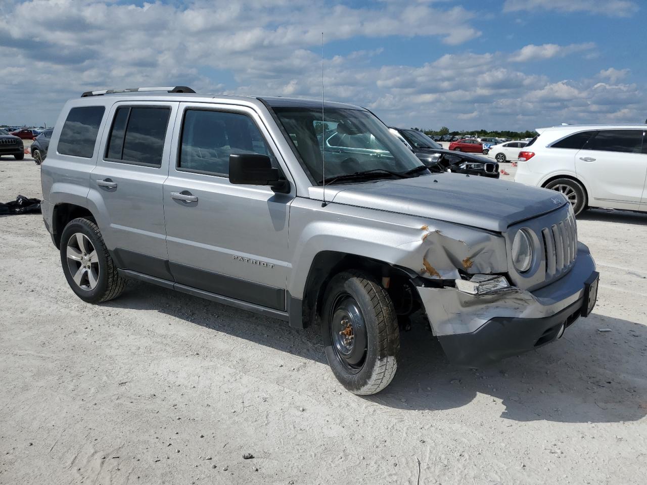 2017 Jeep Liberty (Patriot) VIN 1C4NJRFB1HD192906 Copart auction photo, front end damage thumbnail 4