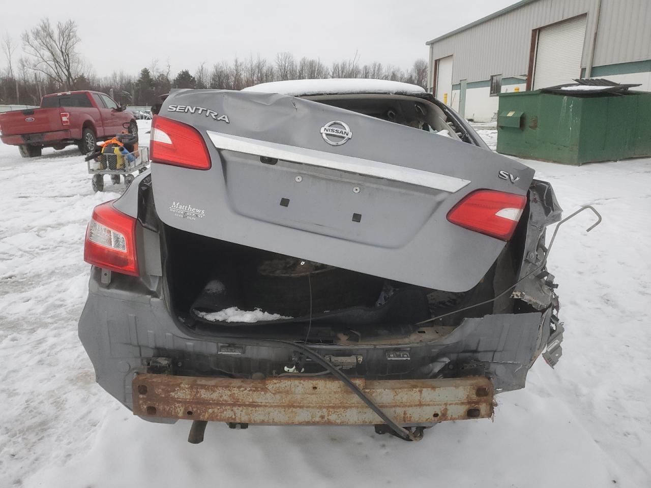 2019 Nissan Sentra VIN 3N1AB7AP5KL614635 Copart auction photo, all over damage thumbnail 6