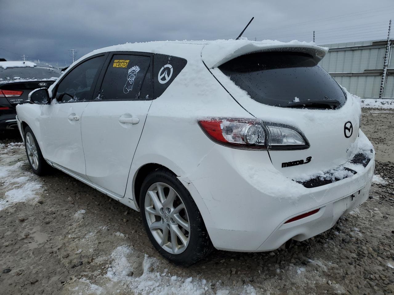 2012 Mazda 3 VIN JM1BL1L93C1653209 Copart auction photo, all over damage thumbnail 2