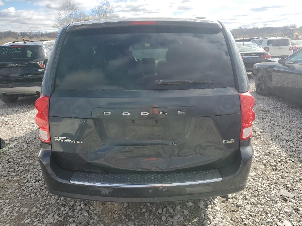 2013 Dodge Caravan VIN 2C4RDGCG2DR790572 Copart auction photo, rear end damage thumbnail 6