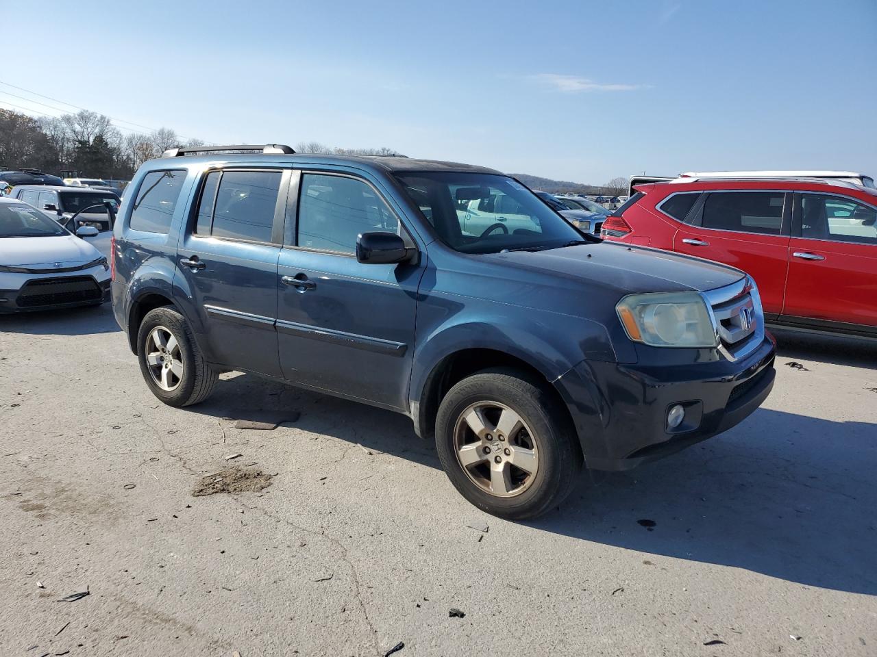 2011 Honda Pilot VIN 5FNYF3H5XBB020599 Copart auction photo, mechanical damage thumbnail 4