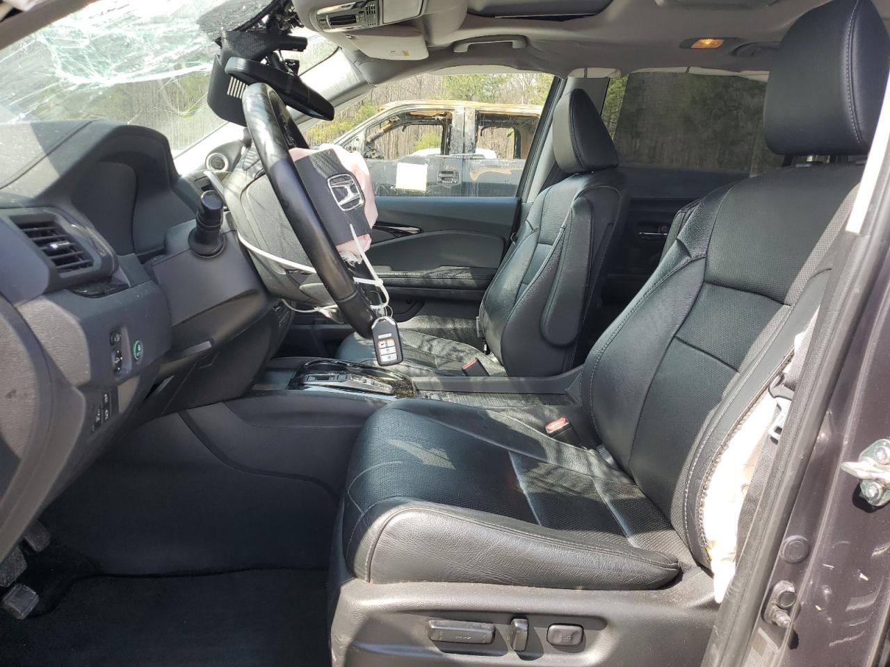 2017 Honda Pilot VIN 5FNYF6H02HB020062 Copart auction photo, rollover / mechanical damage thumbnail 7