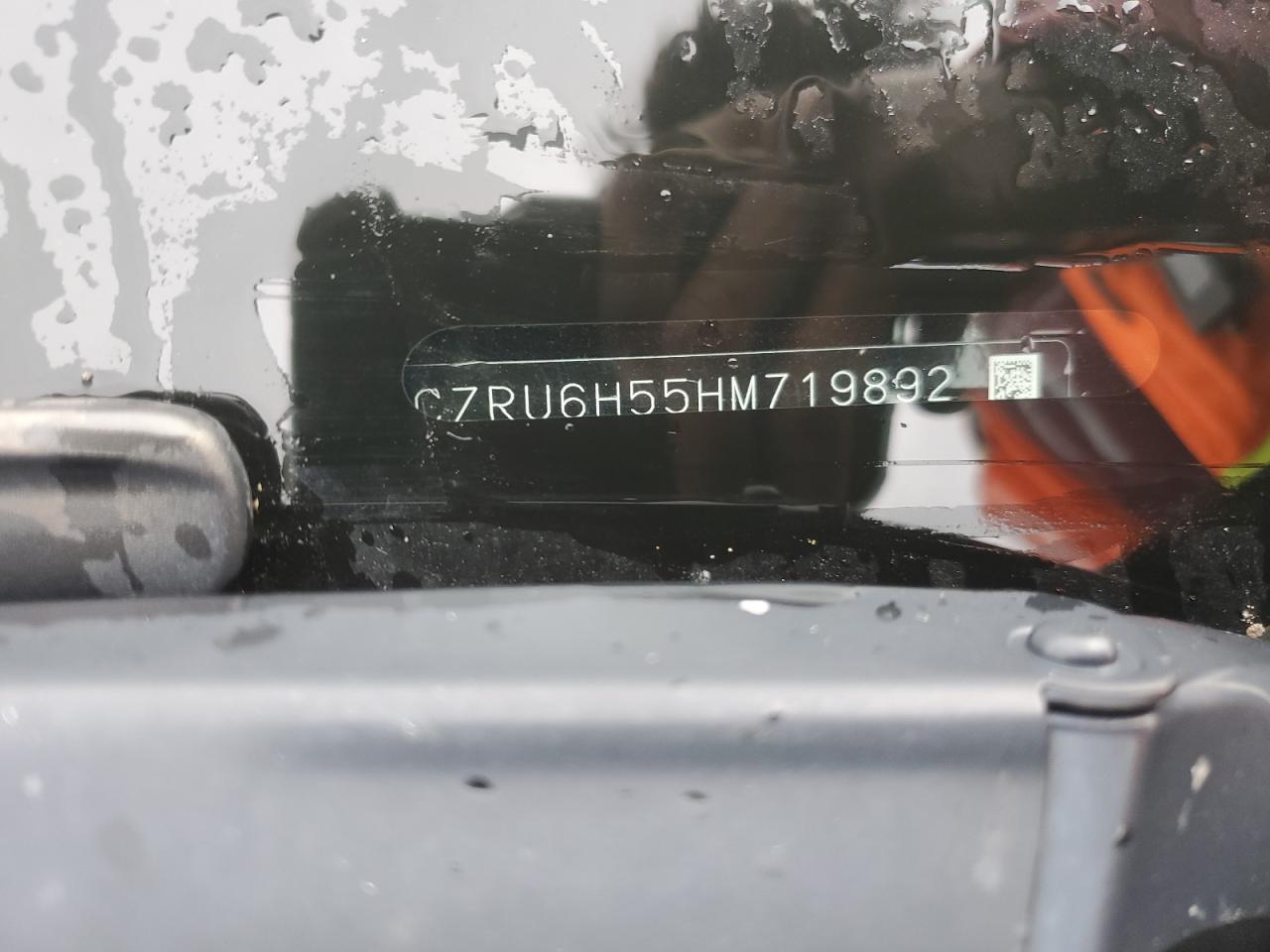 2017 Honda HR-V VIN 3CZRU6H55HM719892 Copart auction photo, side damage thumbnail 13
