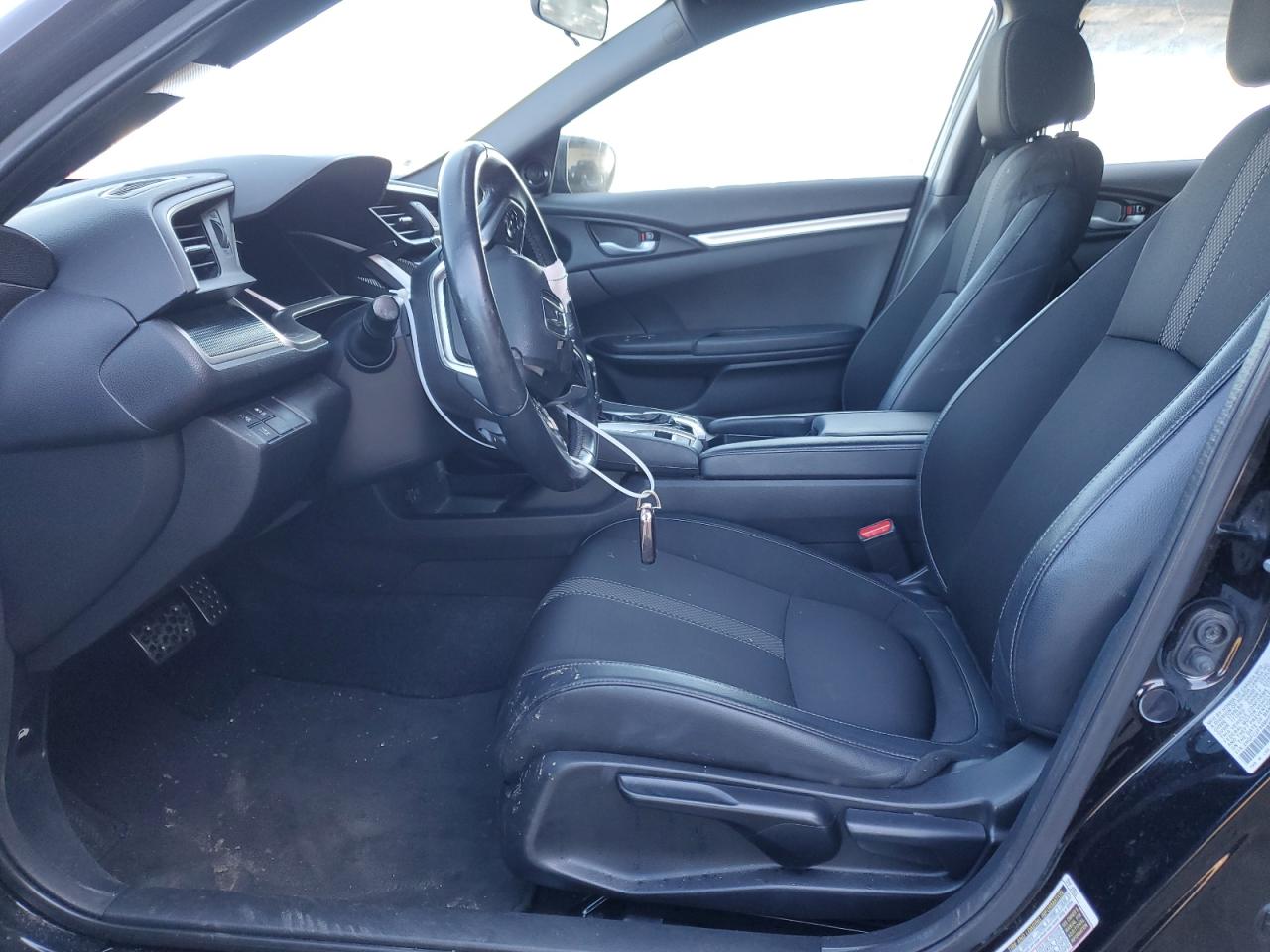 2021 Honda Civic VIN 2HGFC2F84MH550430 Copart auction photo, front end / side damage thumbnail 7