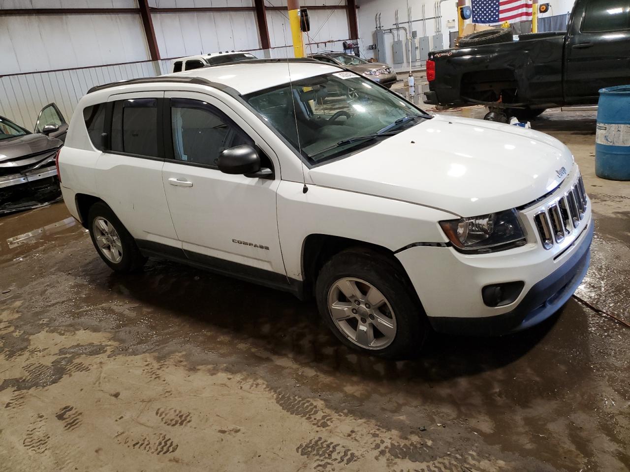 2015 Jeep Compass VIN 1C4NJCBA9FD137935 Copart auction photo, front end damage thumbnail 4