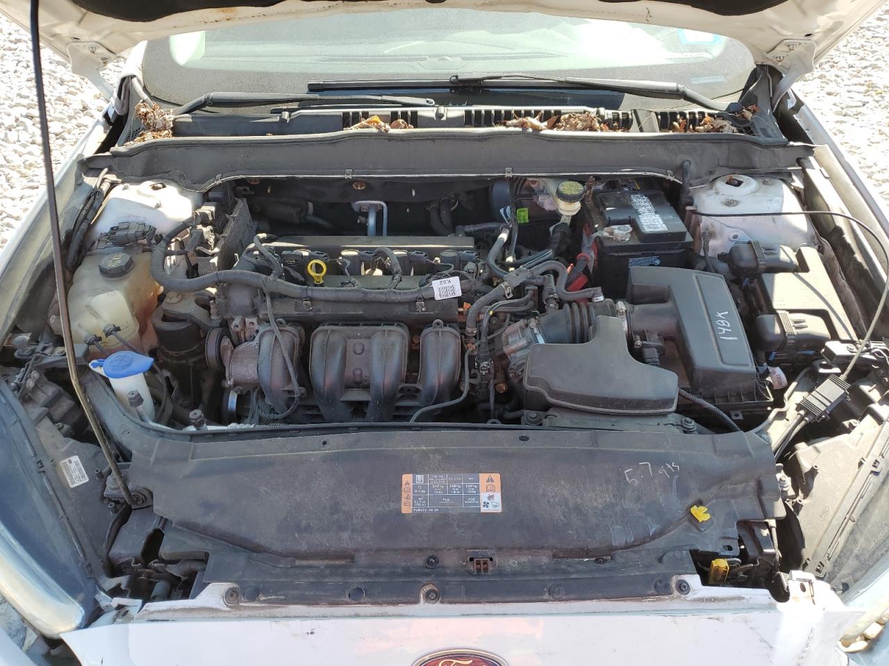 2016 Ford Fusion VIN 3FA6P0G72GR236576 Copart auction photo, front end / side damage thumbnail 12