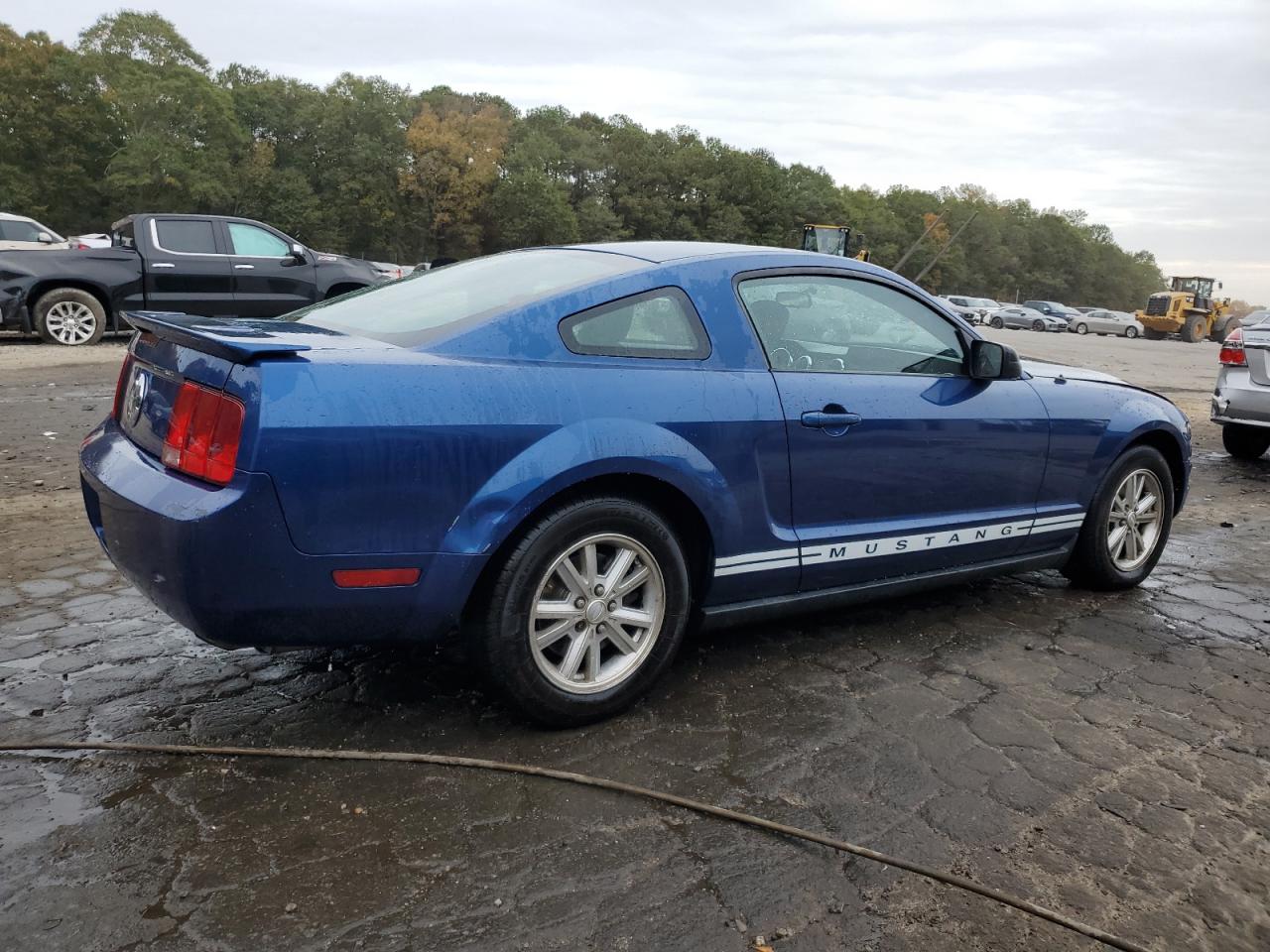 2008 Ford Mustang VIN 1ZVHT80N485115068 Copart auction photo, side / front end damage thumbnail 3