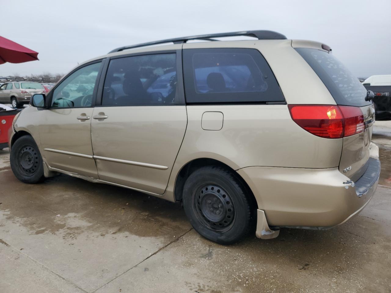 2004 Toyota Sienna VIN 5TDZA23C64S162398 Copart auction photo, side damage thumbnail 2