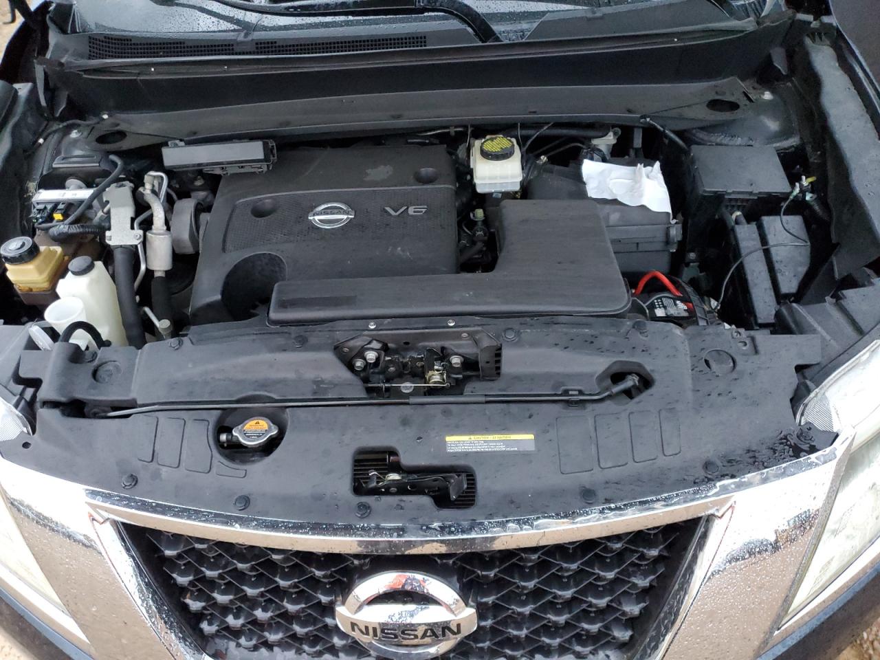 2015 Nissan Pathfinder VIN 5N1AR2MN8FC709998 Copart auction photo, side / front end damage thumbnail 13