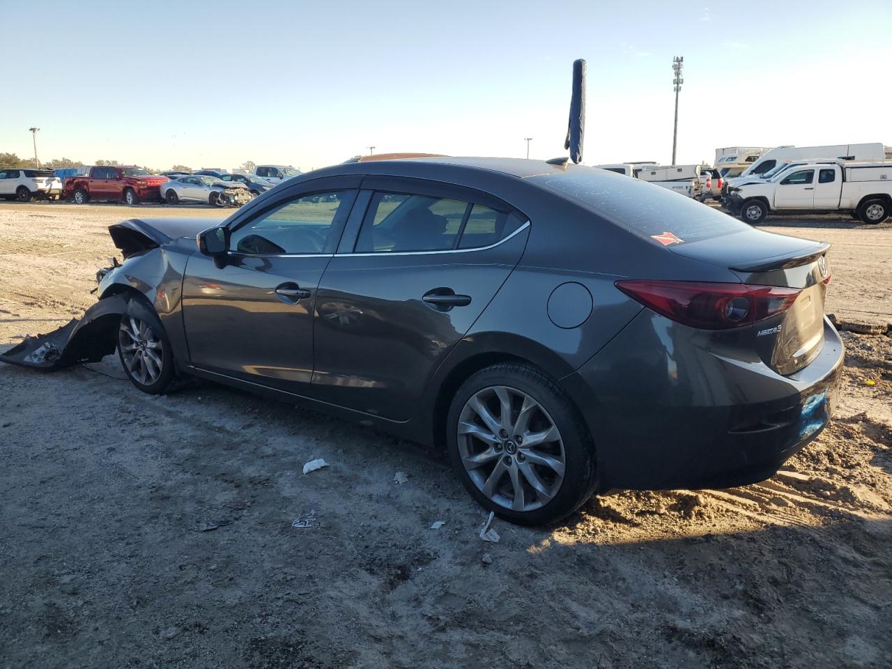 2014 Mazda 3 VIN JM1BM1W34E1183702 Copart auction photo, frame damage / front end damage thumbnail 2