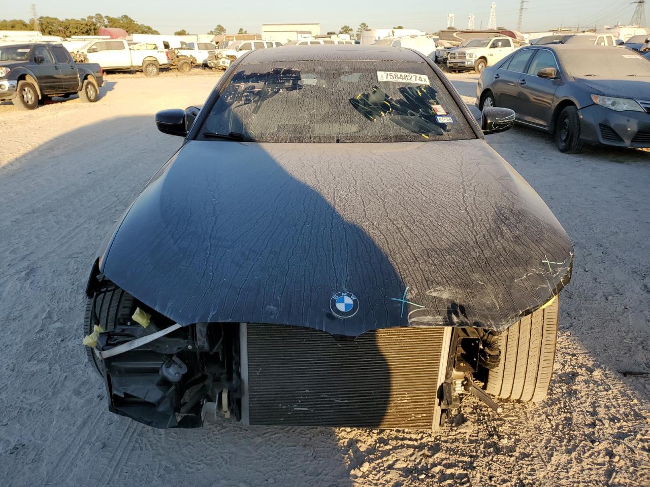 2018 BMW 5er VIN WBAJE7C57JWC55037 Copart auction photo, front end damage thumbnail 5