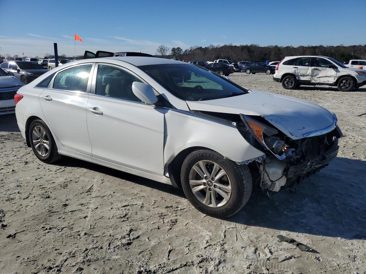 2013 Hyundai Sonata VIN 5NPEB4ACXDH785586 Copart auction photo, front end damage thumbnail 4