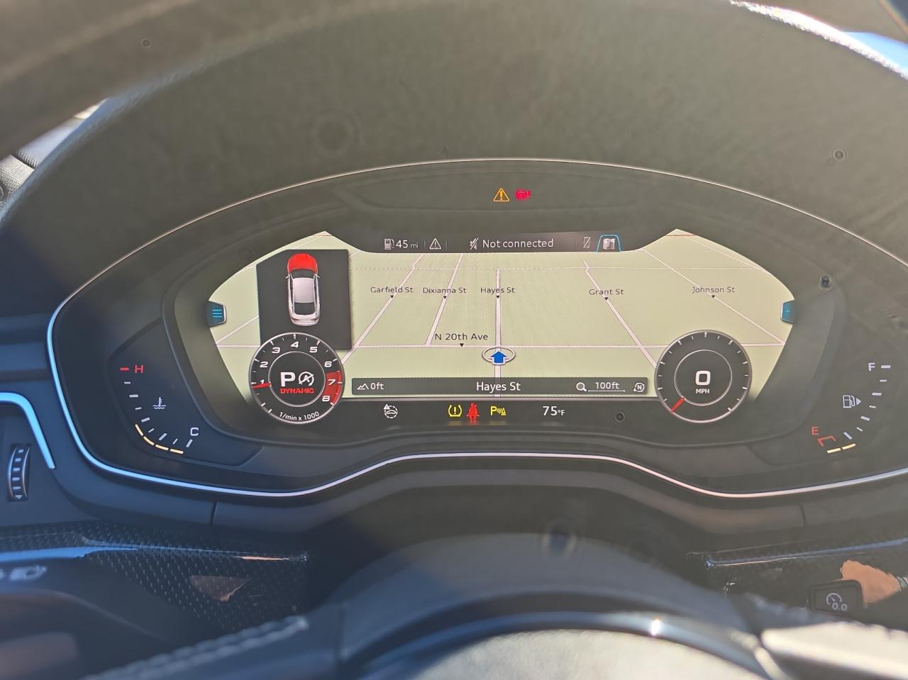 2018 Audi RS5 VIN WAUC4CF59JA005521 Copart auction photo, front end / frame damage damage thumbnail 8