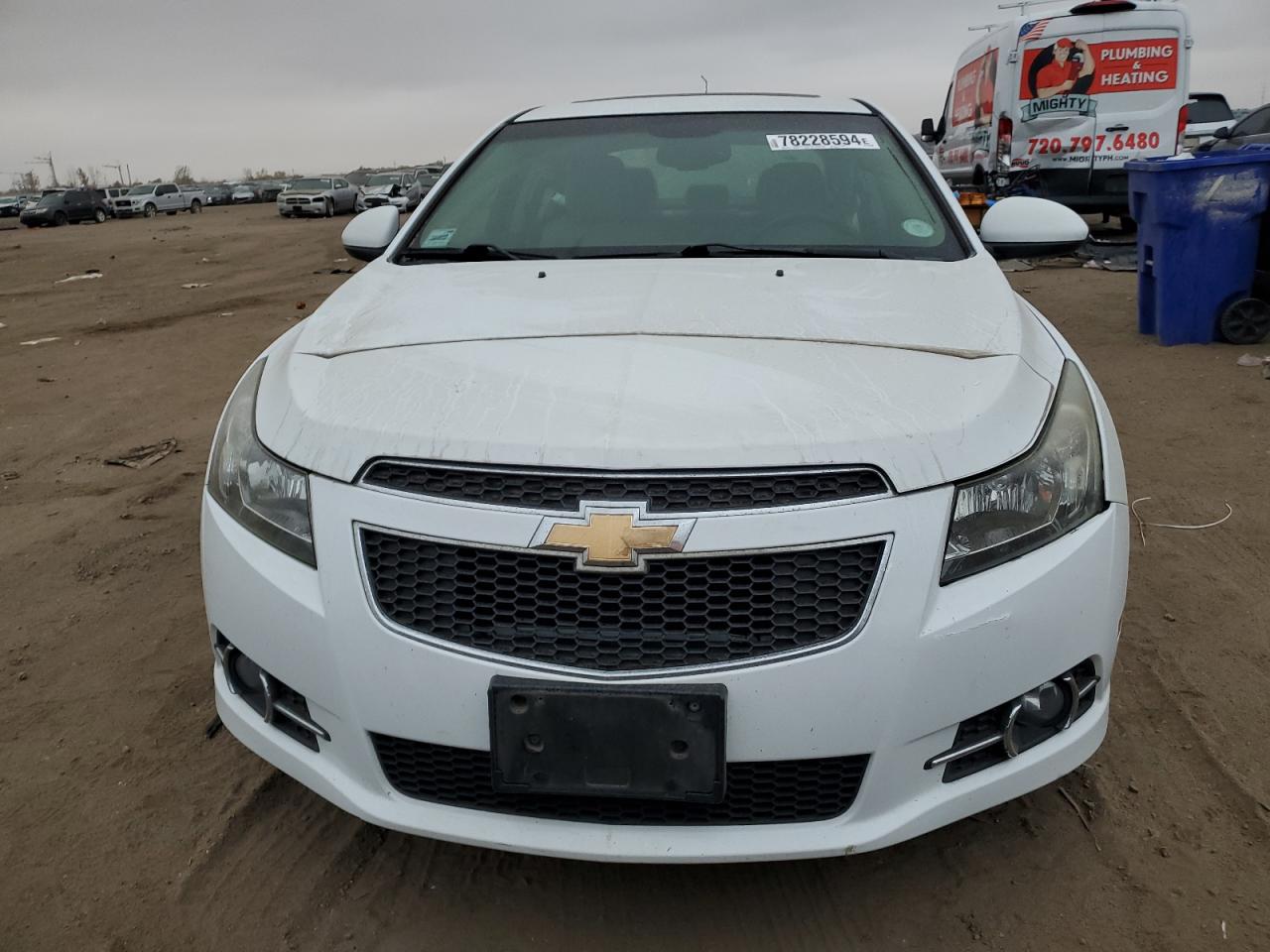 2011 Chevrolet Cruze VIN 1G1PH5S91B7190409 Copart auction photo, all over damage thumbnail 5