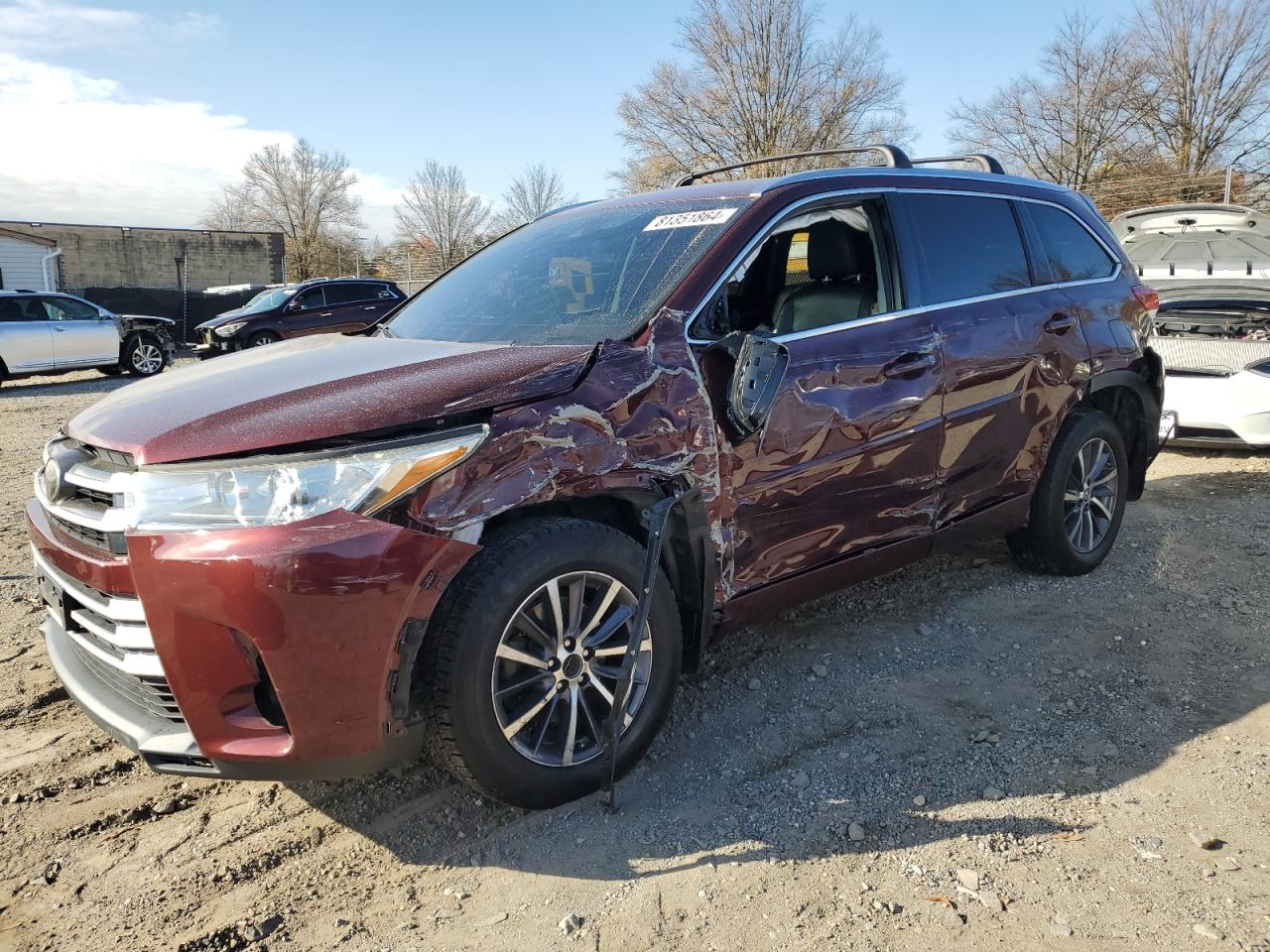 2017 Toyota Highlander VIN 5TDJZRFH7HS411660