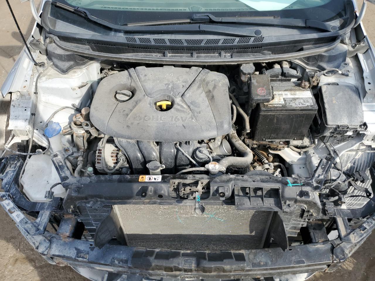 2016 KIA Forte VIN KNAFK4A62G5617649 Copart auction photo, front end damage thumbnail 11